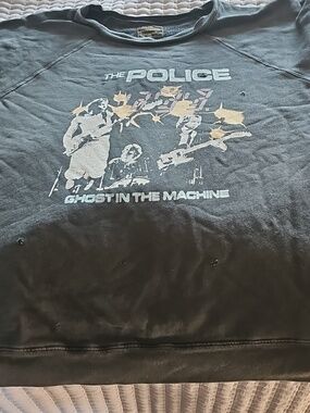 The Police  Retrobrand Vintage Inspired Sweatshirt Medium/Large
